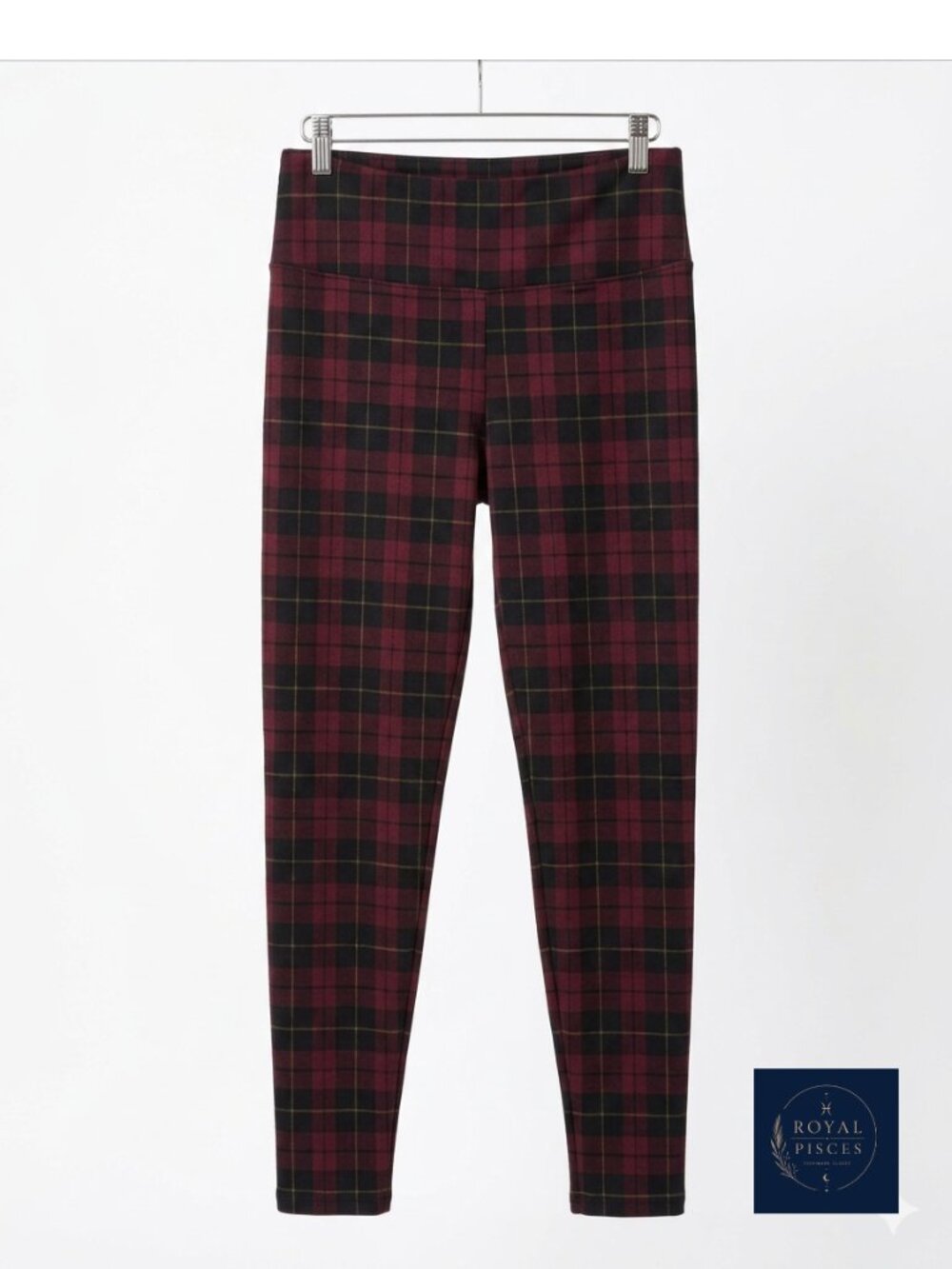 Plaid leggings